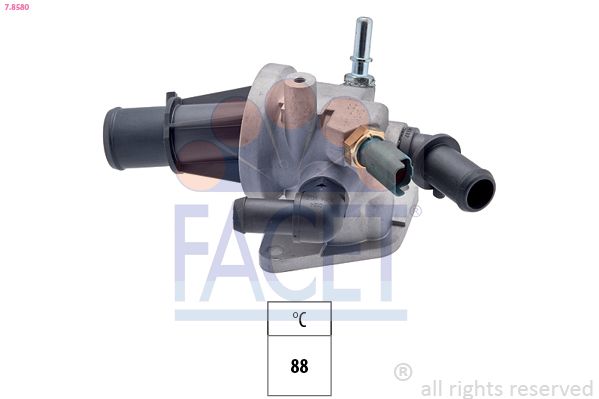 FACET 7.8580 Thermostat, coolant