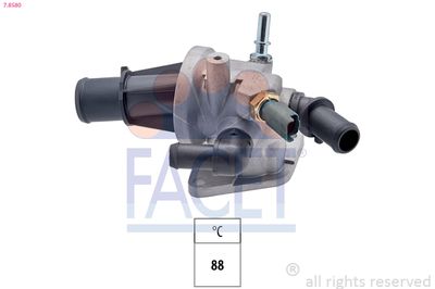 Thermostat, coolant FACET 7.8580