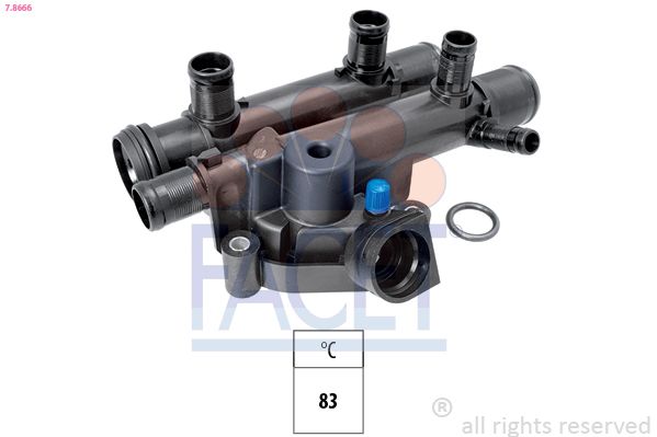 FACET 7.8666 Thermostat, coolant