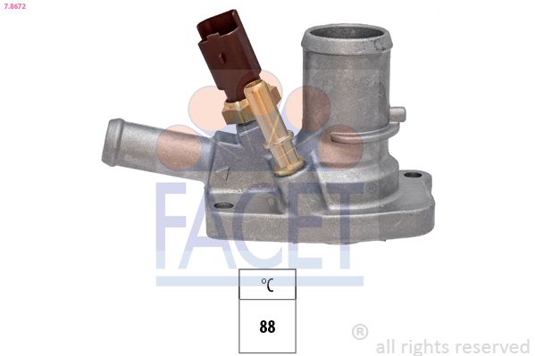 FACET 7.8672 Thermostat, coolant