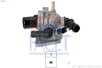 Thermostat, coolant FACET 7.8673