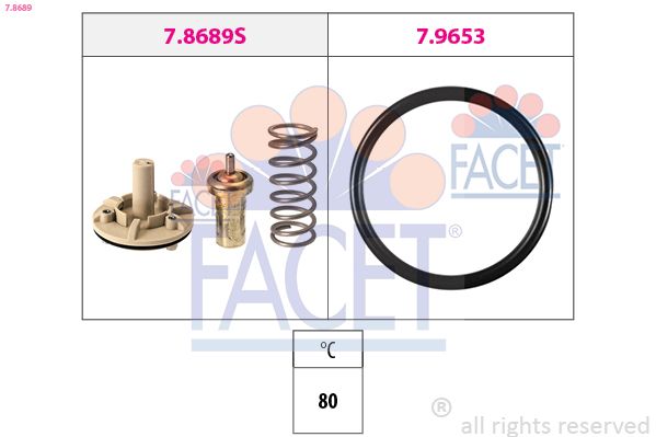 FACET 7.8689 Thermostat, coolant
