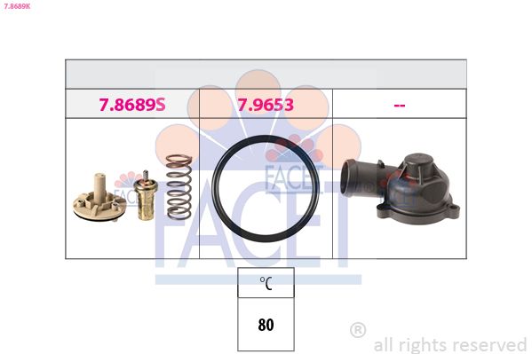 FACET 7.8689K Thermostat, coolant