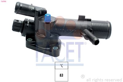 Thermostat, coolant FACET 7.8700