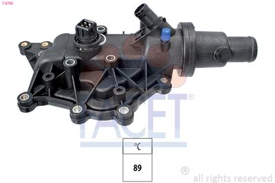 Thermostat, coolant FACET 7.8705