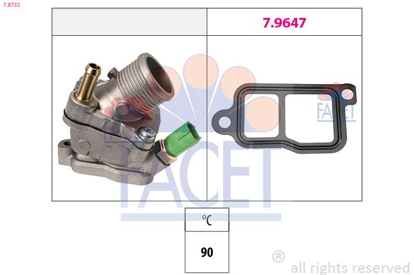 FACET 7.8732 Thermostat, coolant