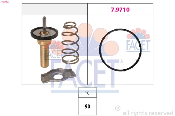 FACET 7.8774 Thermostat, coolant