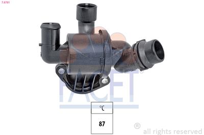 Thermostat, coolant FACET 7.8781