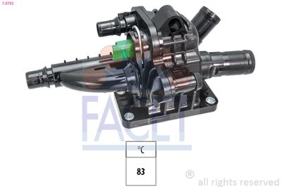 Thermostat, coolant FACET 7.8792