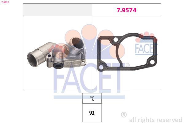 FACET 7.8832 Thermostat, coolant
