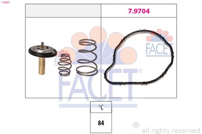 Thermostat, coolant FACET 7.8841