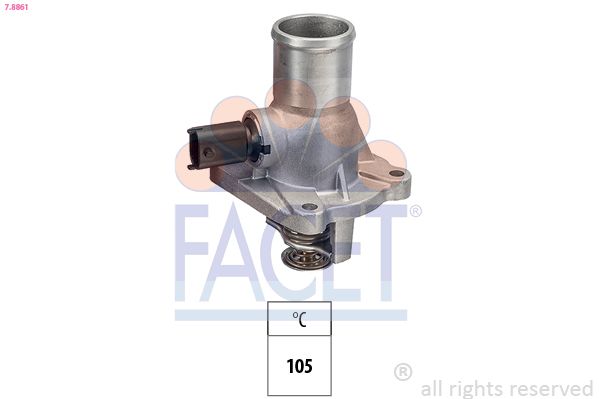 FACET 7.8861 Thermostat, coolant