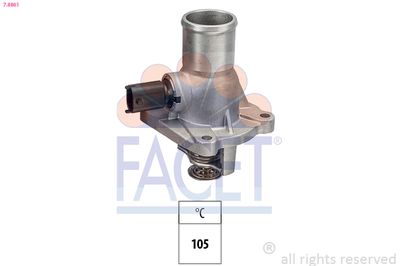 Thermostat, coolant FACET 7.8861