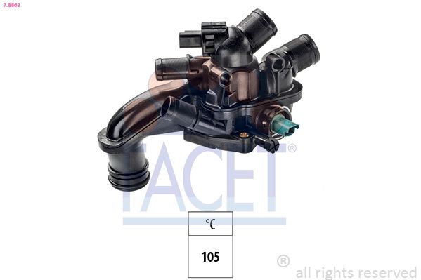 FACET 7.8863 Thermostat, coolant