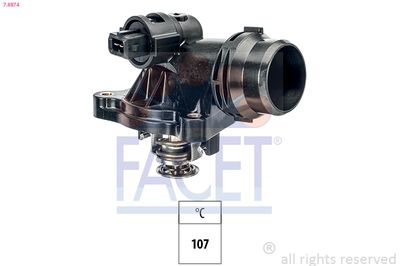 Thermostat, coolant FACET 7.8874