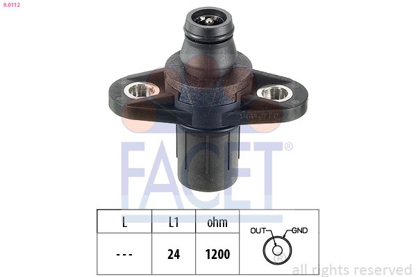 FACET 9.0112 Sensor, RPM