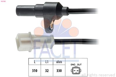 Sensor, crankshaft pulse FACET 9.0142