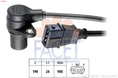 Sensor, crankshaft pulse FACET 9.0180