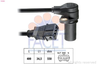 Sensor, crankshaft pulse FACET 9.0222