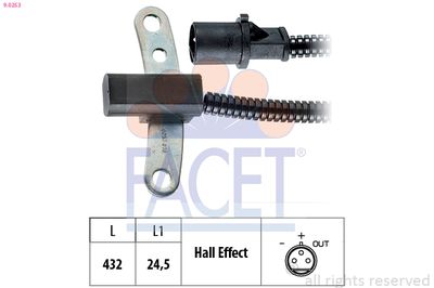 Sensor, crankshaft pulse FACET 9.0253