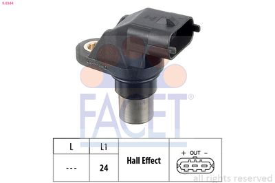 Sensor, crankshaft pulse FACET 9.0344