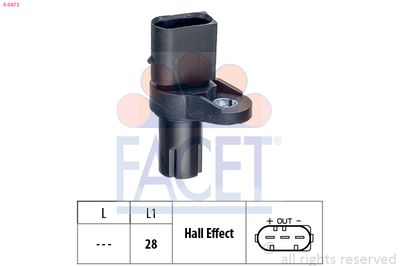 Sensor, crankshaft pulse FACET 9.0473