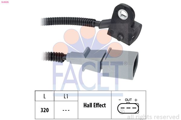 FACET 9.0535 Sensor, camshaft position