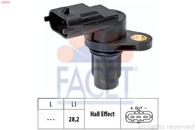 Sensor, camshaft position FACET 9.0573