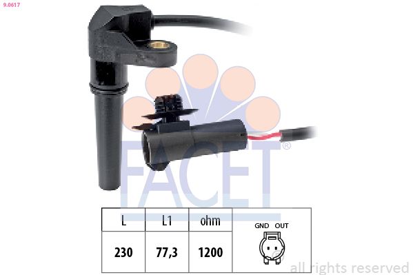 FACET 9.0617 Sensor, engine speed