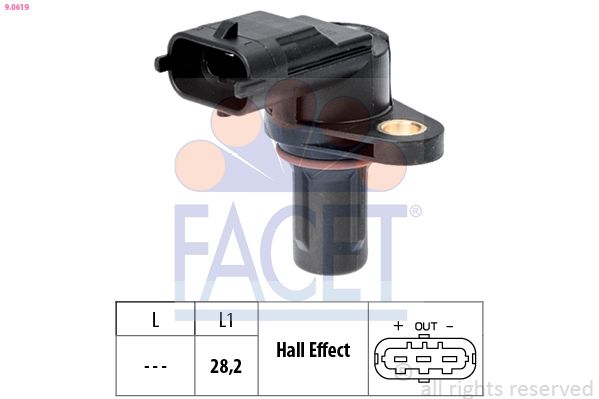 FACET 9.0619 Sensor, RPM