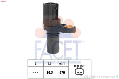 Sensor, RPM FACET 9.0635