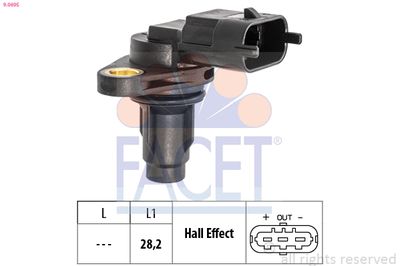 Sensor, RPM FACET 9.0695
