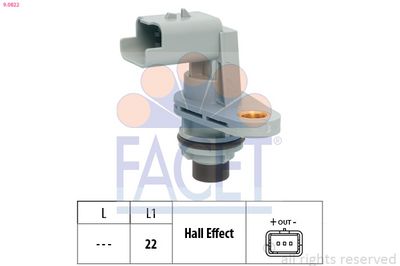 Sensor, RPM FACET 9.0822