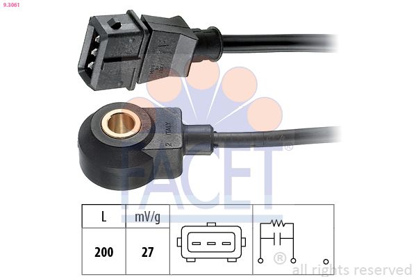 FACET 9.3061 Knock Sensor