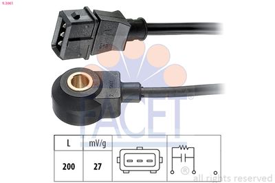 Knock Sensor FACET 9.3061