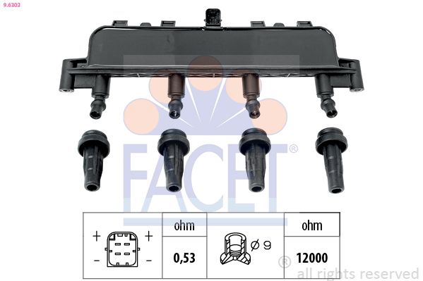 FACET 9.6303 Ignition Coil