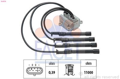 Ignition Coil FACET 9.6319