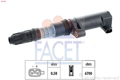Ignition Coil FACET 9.6332