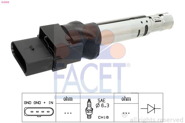 FACET 9.6334 Ignition Coil