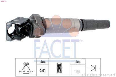 Ignition Coil FACET 9.6375