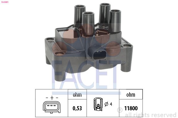 FACET 9.6381 Ignition Coil