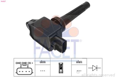 Ignition Coil FACET 9.6527