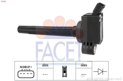 Ignition Coil FACET 9.6545