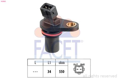 Sensor, engine speed FACET 9.0043