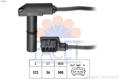 Sensor, crankshaft pulse FACET 9.0048
