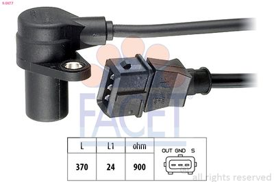 Sensor, crankshaft pulse FACET 9.0077