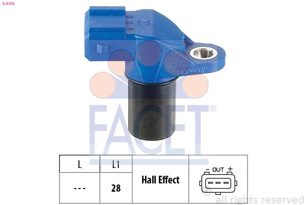 FACET 9.0105 Sensor, engine speed
