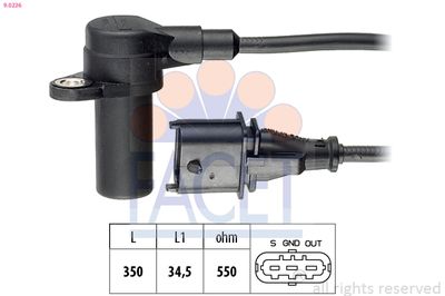 Sensor, crankshaft pulse FACET 9.0236