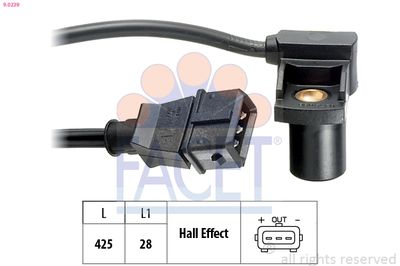 Sensor, camshaft position FACET 9.0239