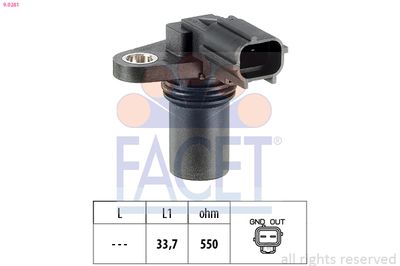 Sensor, camshaft position FACET 9.0281